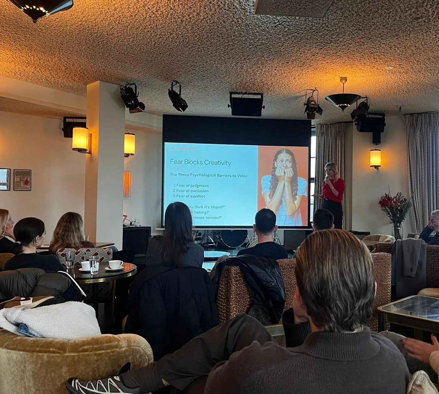 Ania Hajdrowska prezentuje Speaking Up for Creativity w Soho House Amsterdam
